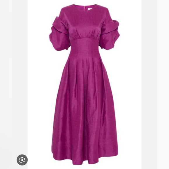 Aje Dresses & Skirts - Aje Adelie Midi Dress in Plum Purple